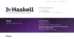 Desktop Screenshot of haskell.org